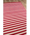 Momeni Baja Area Rug BAJ-1 Stripe Red 2'3 X 4'6
