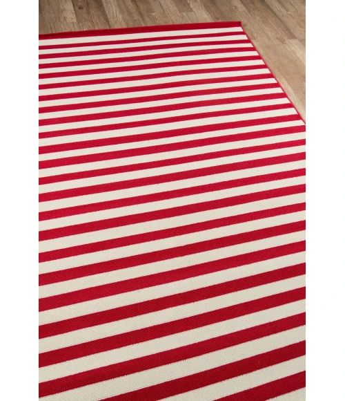 Momeni Baja Area Rug BAJ-1 Stripe Red 2'3 X 4'6