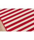 Momeni Baja Area Rug BAJ-1 Stripe Red 2'3 X 4'6