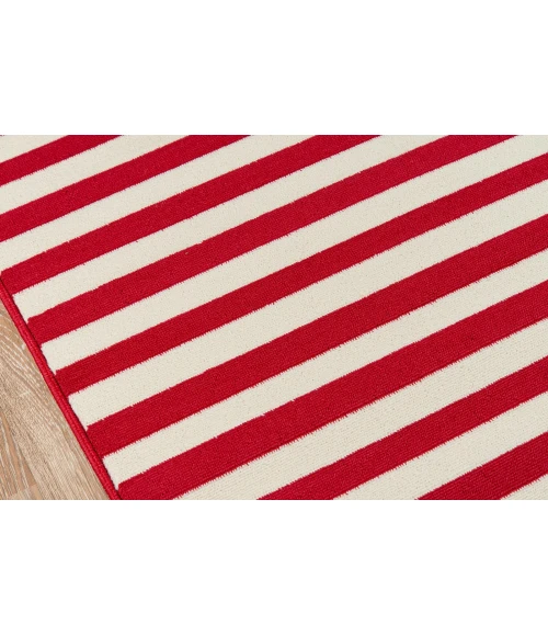Momeni Baja Area Rug BAJ-1 Stripe Red 2'3 X 4'6
