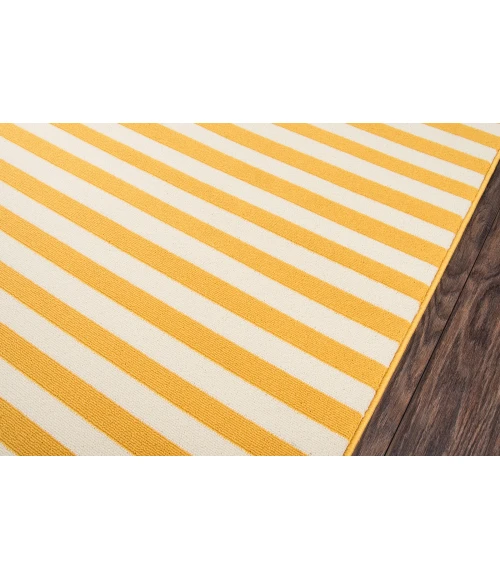 Momeni Baja Area Rug BAJ-1 Stripe Yellow 8'6 X 13'