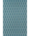 Momeni Baja Area Rug BAJ-2 Trellis Blue 3'11 X 5'7