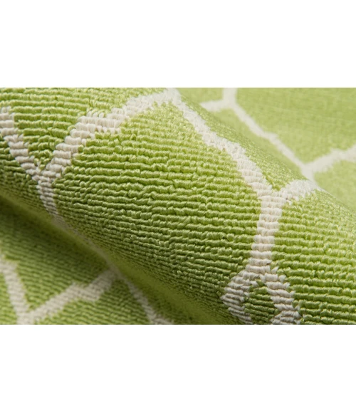 Momeni Baja Area Rug BAJ-2 Trellis Green 2'3 X 4'6