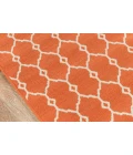 Momeni Baja Area Rug BAJ-2 Trellis Orange 1'8 X 3'7