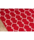 Momeni Baja Area Rug BAJ-2 Trellis Red 1'8 X 3'7