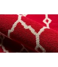 Momeni Baja Area Rug BAJ-2 Trellis Red 1'8 X 3'7