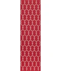 Momeni Baja Area Rug BAJ-2 Trellis Red 1'8 X 3'7