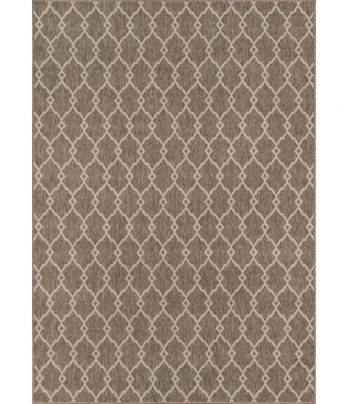 Momeni Baja Area Rug BAJ-2 Trellis Taupe 3'11 X 5'7