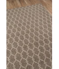 Momeni Baja Area Rug BAJ-2 Trellis Taupe 3'11 X 5'7