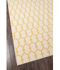 Momeni Baja Area Rug BAJ-2 Trellis Yellow 1'8 X 3'7