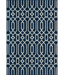 Momeni Baja Baj-3 Navy Area Rug 7 ft. 10 in. X 10 ft. 10 in. Rectangle