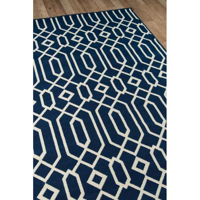 Momeni Baja Area Rug BAJ-3 Links Navy 7'10 X 10'10