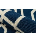Momeni Baja Area Rug BAJ-3 Links Navy 7'10 X 10'10