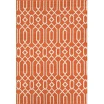 Momeni Baja Baj-3 Orange Area Rug 3 ft. 11 in. X 5 ft. 7 in. Rectangle