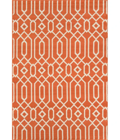 Momeni Baja Area Rug BAJ-3 Links Orange 3'11 X 5'7