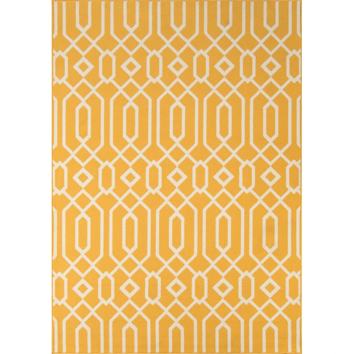 Momeni Baja Area Rug BAJ-3 Links Yellow 8'6 X 13'