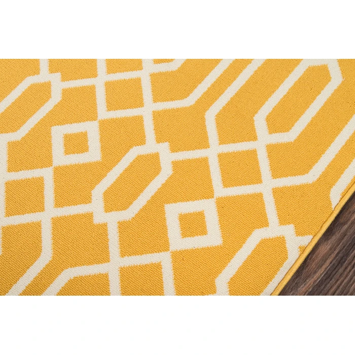 Momeni Baja Area Rug BAJ-3 Links Yellow 8'6 X 13'