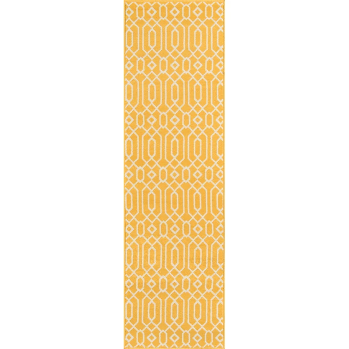 Momeni Baja Area Rug BAJ-3 Links Yellow 8'6 X 13'