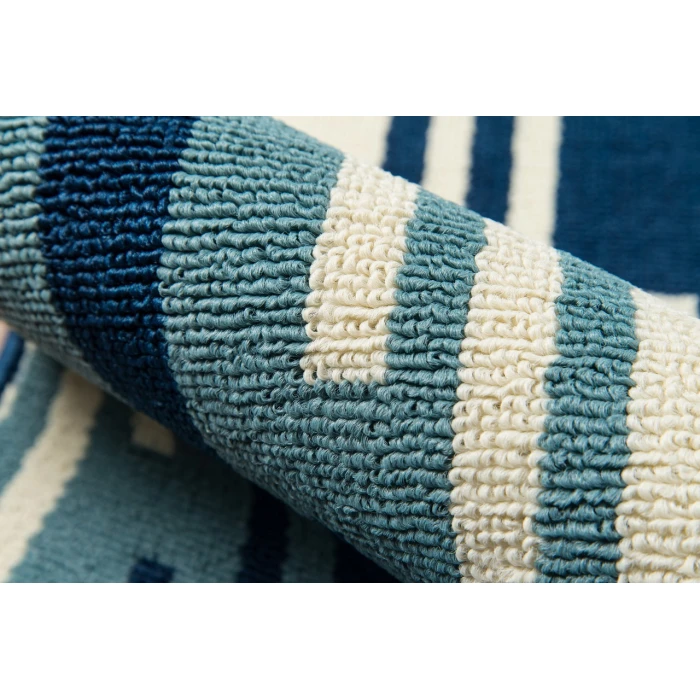 Momeni Baja Area Rug BAJ-6 Ikat Blue 1'8 X 3'7