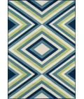 Momeni Baja Area Rug BAJ-8 Zig-Zag Multi 8'6 X 13'
