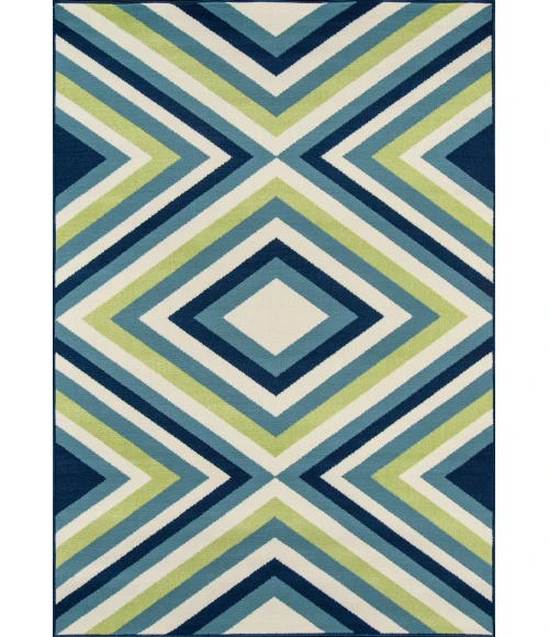 Momeni Baja Area Rug BAJ-8 Zig-Zag Multi 8'6 X 13'