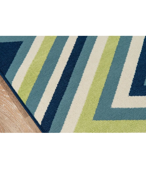 Momeni Baja Area Rug BAJ-8 Zig-Zag Multi 8'6 X 13'
