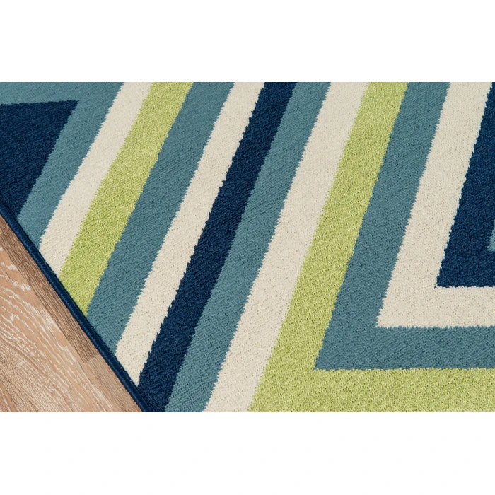 Momeni Baja Area Rug BAJ-8 Zig-Zag Multi 7'10 X 10'10