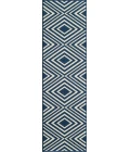 Momeni Baja Area Rug BAJ-8 Zig-Zag Navy 7'10 X 10'10