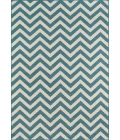 Momeni Baja Area Rug BAJ-9 Chevron Blue 2'3 X 7'6 Runner