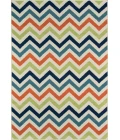 Momeni Baja Area Rug BAJ-9 Chevron Multi 2'3 X 7'6 Runner