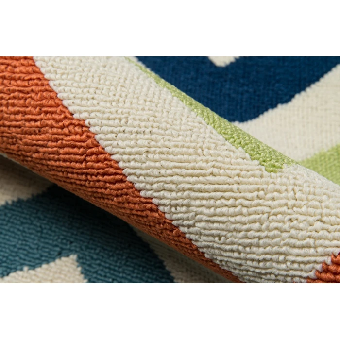 Momeni Baja Area Rug BAJ-9 Chevron Multi 1'8 X 3'7