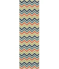 Momeni Baja Area Rug BAJ-9 Chevron Multi 2'3 X 7'6 Runner