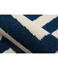 Momeni Baja Area Rug BAJ-9 Chevron Navy 8'6 X 13'