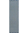 Momeni Baja Area Rug BAJ-9 Chevron Navy 8'6 X 13'