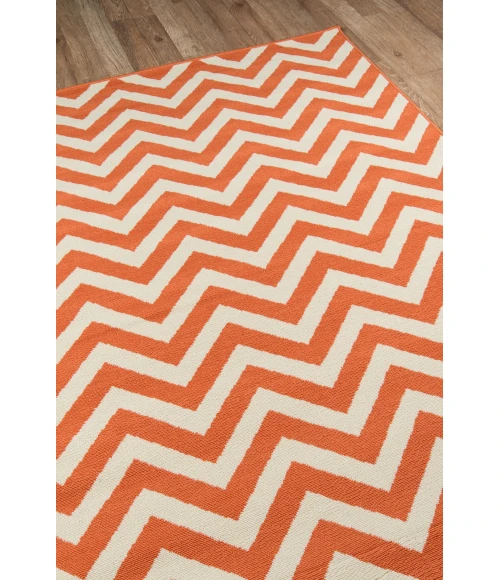 Momeni Baja Area Rug BAJ-9 Chevron Orange 2'3 X 7'6 Runner