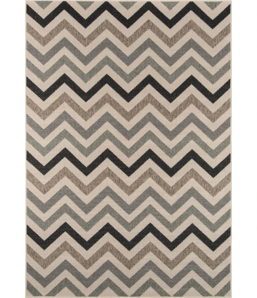Momeni Baja Area Rug BAJ-9 Chevron Sage 1'8 X 3'7