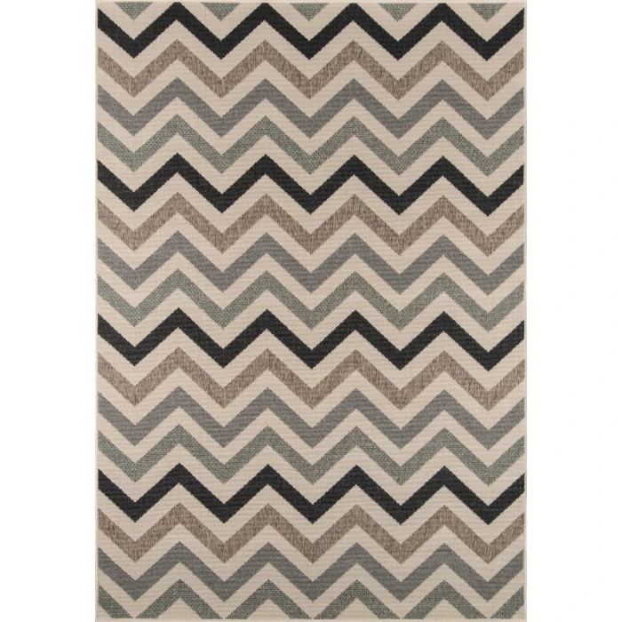 Momeni Baja Area Rug BAJ-9 Chevron Sage 2'3 X 4'6
