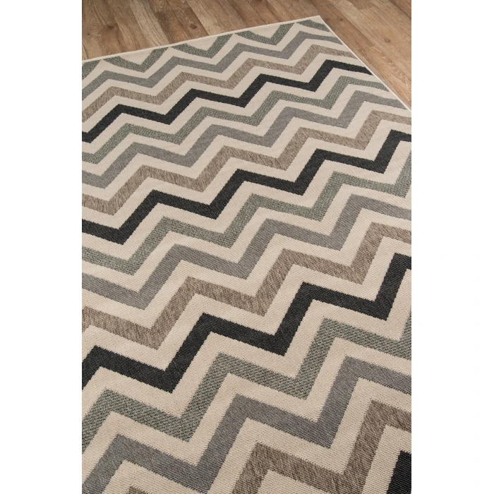 Momeni Baja Area Rug BAJ-9 Chevron Sage 2'3 X 4'6
