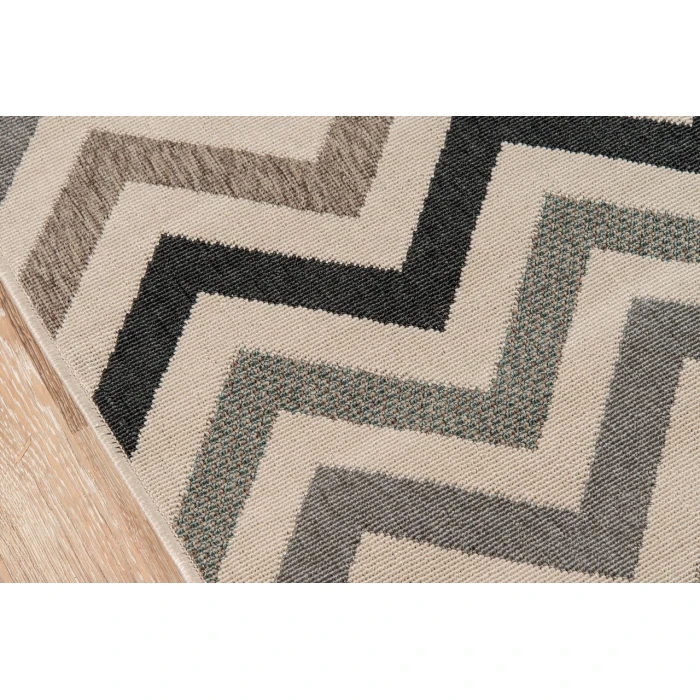 Momeni Baja Area Rug BAJ-9 Chevron Sage 2'3 X 4'6