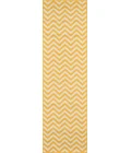 Momeni Baja Area Rug BAJ-9 Chevron Yellow 2'3 X 7'6 Runner