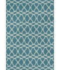 Momeni Baja Area Rug BAJ11 Moroccan Tile Blue 6'7 X 9'6
