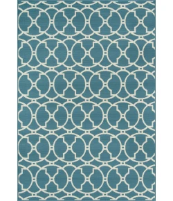 Momeni Baja Baj11 Blue Area Rug 6 ft. 7 in. X 9 ft. 6 in. Rectangle