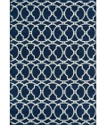 Momeni Baja Area Rug BAJ11 Moroccan Tile Navy 7'10 X 10'10