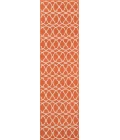 Momeni Baja Area Rug BAJ11 Moroccan Tile Orange 7'10 X 10'10