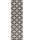 Momeni Baja Area Rug BAJ12 Crisscross Charcoal 6'7 X 9'6