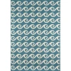 Momeni Baja Baj14 Blue Area Rug 6 ft. 7 in. X 9 ft. 6 in. Rectangle