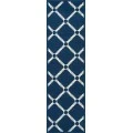 Momeni Baja Area Rug BAJ15 Nautical Rope Navy 2'3 X 7'6 Runner
