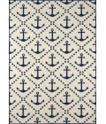 Momeni Baja Area Rug BAJ16 Anchors Ivory 1'8 X 3'7