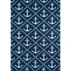 Momeni Baja Baj16 Navy Area Rug 2 ft. 3 in. X 4 ft. 6 in. Rectangle