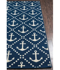 Momeni Baja Baj16 Navy Area Rug 2 ft. 3 in. X 4 ft. 6 in. Rectangle